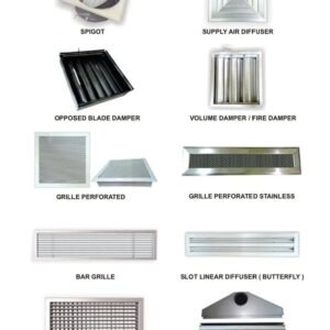 GRILLE / PLENUM / SPIGOT DUCTING